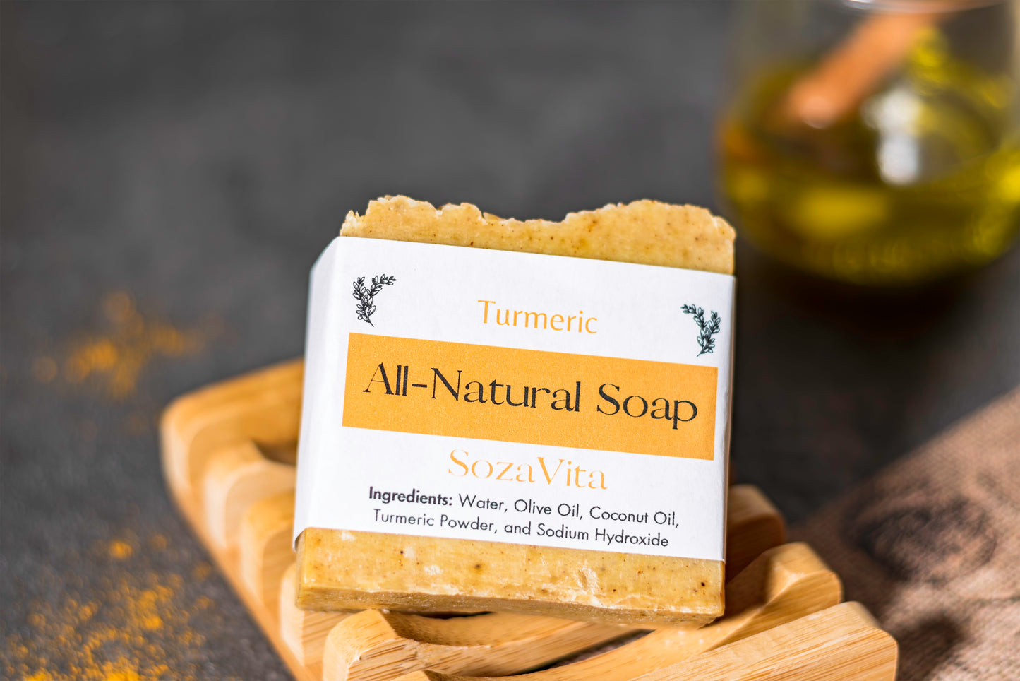 All- Natural Turmeric Soap