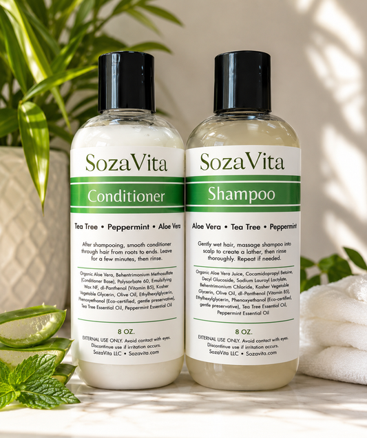 Liquid Shampoo & Conditioner Tea Tree & Aloe