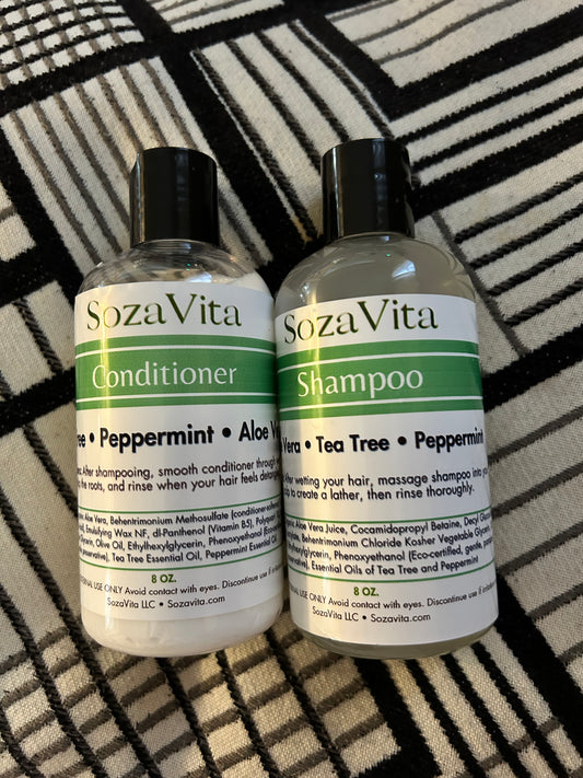 Natural Tea Tree & Aloe Shampoo & Conditioner