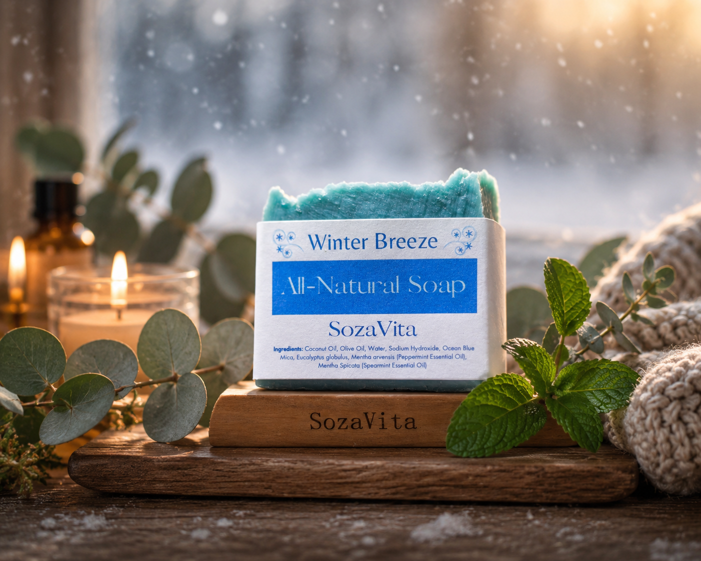 All-Natural Winter Breeze Soap